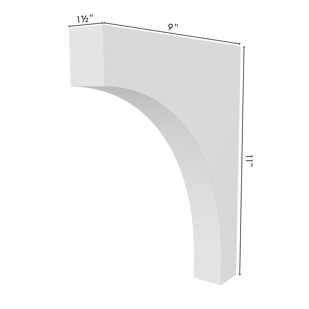 Island Bracket, Countertop Support - Solid Wood - Image 3